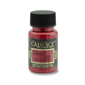 Textilní barva Cadence Dora Textile, met. červená, 50 ml
